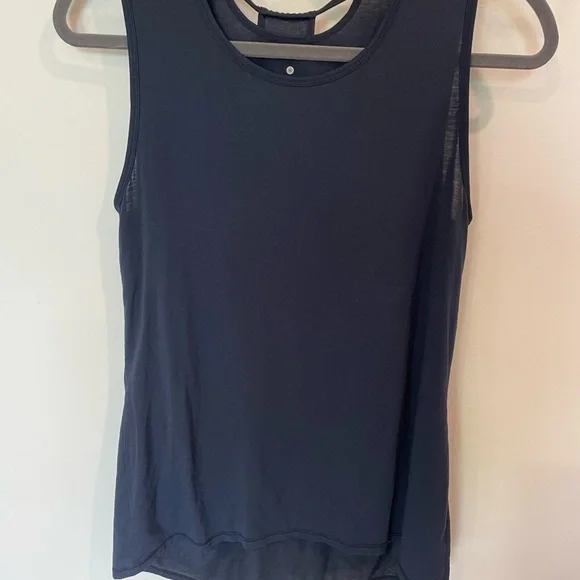 Athleta Navy Open-Back Tank Top - Picture 2 of 7